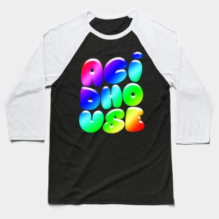 Acid House Psychedelic/Rave 80s/90s Old Skool Baseball T-Shirt